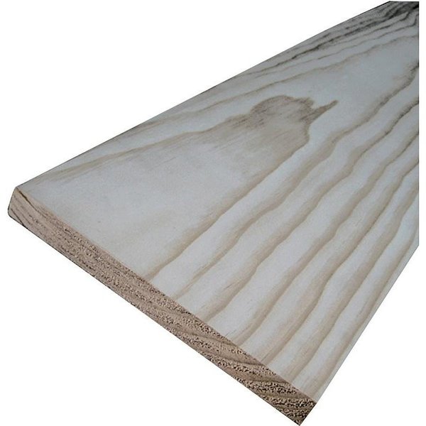 Alexandria Moulding Sanded Common Board, 4 ft L Nominal, 12 in W Nominal, 1 in Thick Nominal Q1X12-20048C